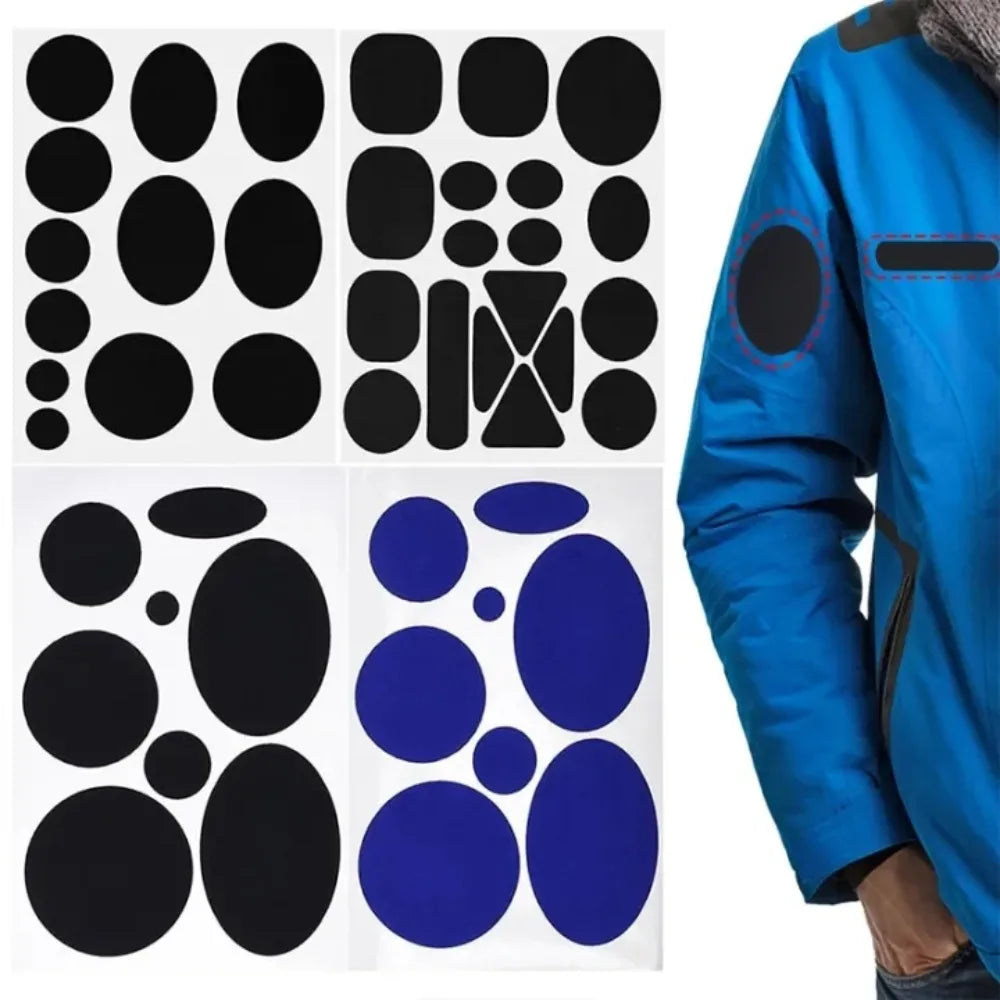 Waterproof Different Shapes Self Adhesive Patche for down Jackets Pants Clothes Repair Washable Patch Apparel Sewing Fabric